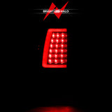 ANZO 1999-2002 Chevy Silverado 1500 LED Taillights Plank Style Black w/Smoke Lens - 311331