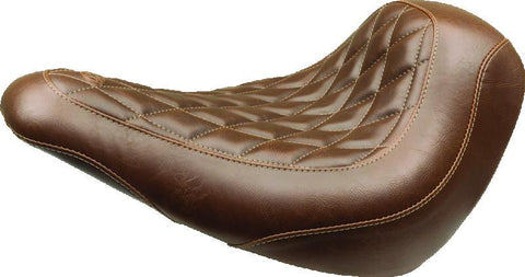 Mustang 18-21 Harley Low Rider, Sport Glide Wide Tripper Solo Seat Diamond Stitch - Brown - 83041
