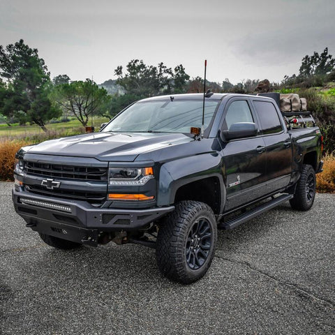 Westin 16-19 Chevy/GMC Silverado/Sierra 1500 Pro-Mod Front Bumper - Textured Black - 58-41005