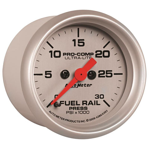 AutoMeter Gauge Rail Pressure (Ram 5.9L) 2-1/16in. 30Kpsi Digital Stepper Motor Ul - 4386