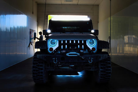 Oracle 7in High Powered LED Headlights - Black Bezel - Dynamic - Dynamic - 5769-332
