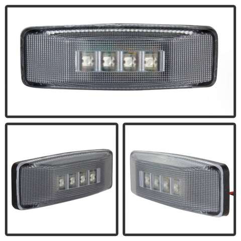 xTune Dodge Ram 94-02 Dually 2 Red LED+2 Amber LED Fender Lights 4pcs Clear ACC-LED-DR94-FE-C - 9924699