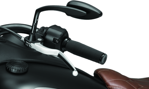 Kuryakyn Thresher Grips 18-Up Indian Models Black - 5961