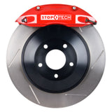 StopTech 09-15 Dodge Challenger Rear BBK w/ Red ST-40 Calipers Slotted Rotors - 82.242.0041.71