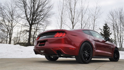 Corsa 2015-2017 Ford Mustang GT Fastback 5.0 3in Xtreme Cat Back Exhaust w/ Dual Black 4.5in Tips - 14328BLK