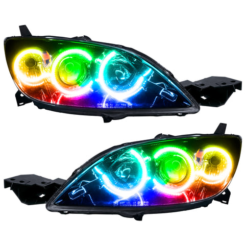 Oracle Mazda 3 04-09 Halo Kit - ColorSHIFT w/o Controller - 2421-334