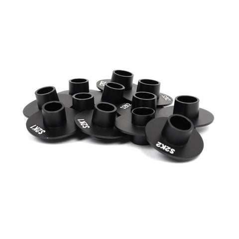 BLOX Racing Subframe Hard Collar Kit for All S2000 - Front and Rear total 12 Pieces (Gold) - BXSS-20604