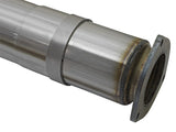 aFe Large Bore-HD 5in DPF Back 409 SS Exhaust System w/Black Tip 2017 Ford Diesel Trucks V8 6.7L(td) - 49-43090-B