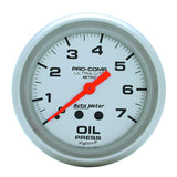 Autometer Ultra-Lite 66.7mm METRIC 0-7 Kg/CM 2 Oil Pressure Mechanical Gauge - 4421-J