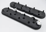 Granatelli 96-22 GM LS Standard Height Valve Cover w/Angled Coil Mount - Blk Wrinkle (Pair) - 640367