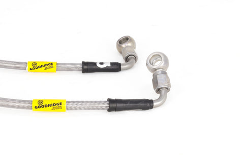 Goodridge 17-18 Honda Civic (Base/LX/EX) SS Brake Lines - 20042