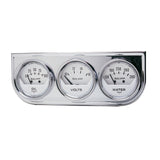 Autometer AutoGage 2in 0-100 PSI Oil Press/ 16 Volt / 130-280 Deg Water Temp - Chrome Bezel - 2325