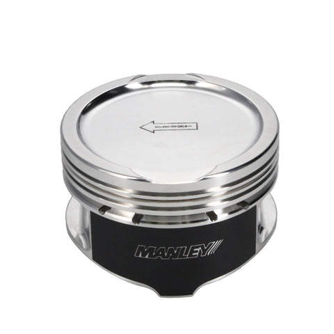 Manley Ford Modular 4.6L 3 Valve 3.700in Bore 1.200in CD -18cc Dish Piston Set - 595570C-8