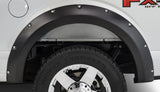 Stampede 2015-2017 Ford F-150 67.1/78.9/97.6in Bed Ruff Riderz Fender Flares 4pc Smooth - 8432-2