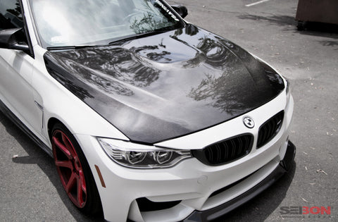 Seibon 2014+ BMW F80 OE Style Carbon Fiber Hood - HD14BMWF80-OE