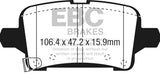 EBC 2016+ Chevrolet Malibu 1.5L Turbo (Elec PB) Ultimax2 Rear Brake Pads - UD1915