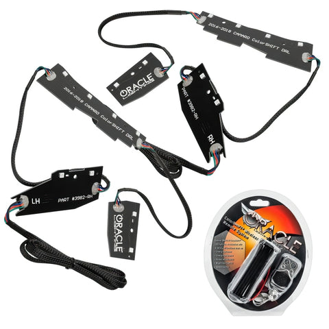 Oracle 16-18 Chevrolet Camaro RGB+W Headlight DRL Upgrade Kit - ColorSHIFT - 1345-330