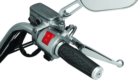 Kuryakyn Hex Grips 1inch Universal Chrome - 5926