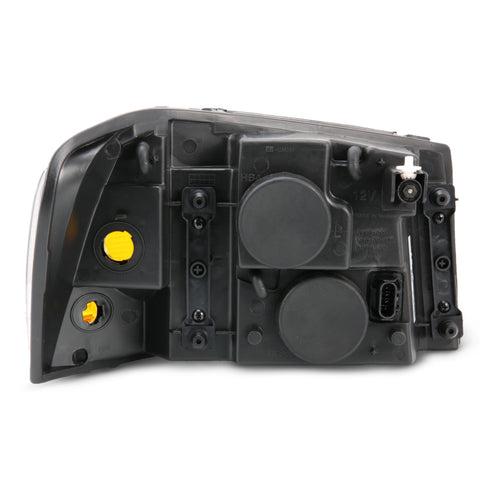 ANZO 2002-2009 GMC Envoy Crystal Headlight  Black Amber - 111429