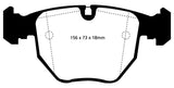 EBC 00-06 BMW X5 3.0 Greenstuff Front Brake Pads - DP61036