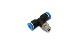 Vibrant Male Tee 1-Touch Fitting for 1/4in OD Tube (1/8in NPT) - 22632