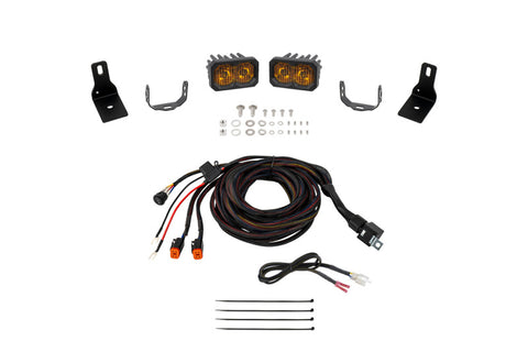 Diode Dynamics 2022+ Ford Maverick, C2 Sport Stage Series Ditch Light Kit Yellow Combo - DD7759