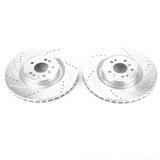 Power Stop 13-16 Mercedes-Benz GL350 Front Evolution Drilled & Slotted Rotors - Pair - EBR1463XPR