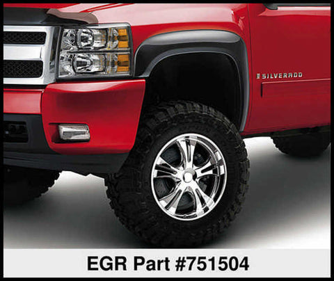 EGR 07-13 Chev Silverado 6-8ft Bed Rugged Look Fender Flares - Set (751504) - 751504
