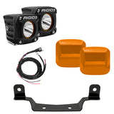Rigid Industries 2017+ Polaris Pro R/Turbo R Revolve Grille Light Kit - 41669
