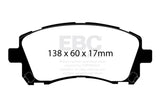 EBC 98-02 Subaru Forester 2.5 Ultimax2 Front Brake Pads - UD721