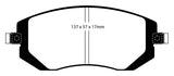 EBC 03-05 Subaru Impreza 2.0 Turbo WRX Bluestuff Front Brake Pads - DP51661NDX