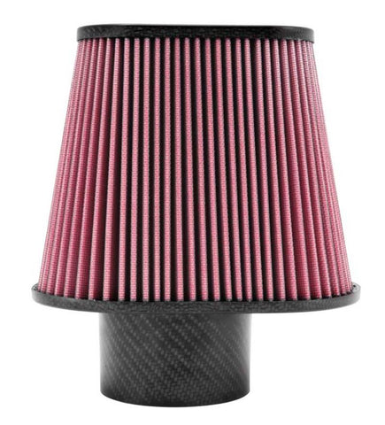 K&N Universal Air Filter 3 11/16in Flange x 8 3/4 x 5 1/2in Base x 6 3/8 x 3 3/16in Top x 7in Height - RP-5285