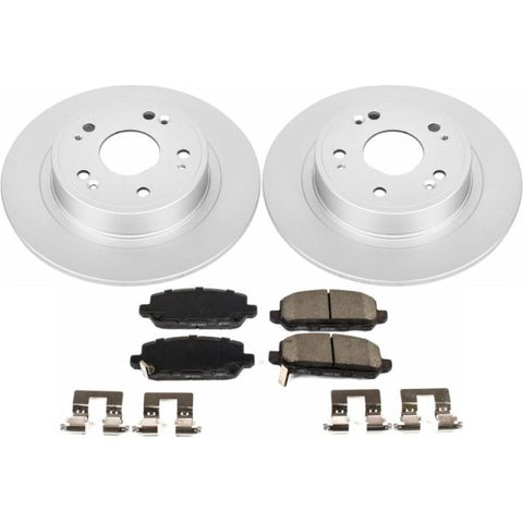 Power Stop 16-18 Honda HR-V Rear Z17 Evolution Geomet Coated Brake Kit - CRK7340