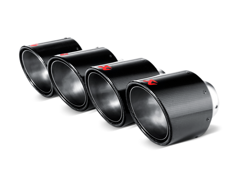 Akrapovic 06-13 Chevrolet Corvette ZO6/ZR1 (C6) Tail Pipe Set (Carbon 125 mm) - TP-NIR35C