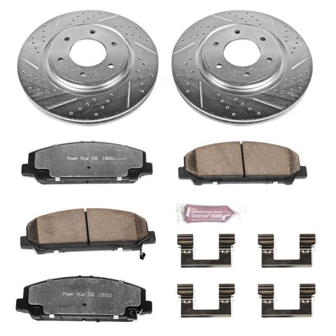 Power Stop 08-10 Infiniti QX56 Front Z36 Truck & Tow Brake Kit - K2961-36