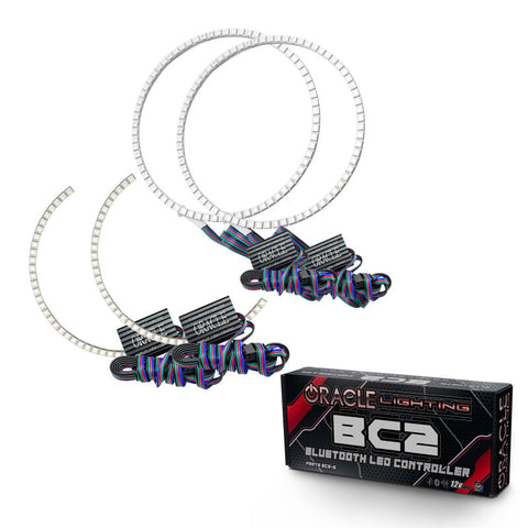 Oracle Toyota Tundra 14-17 Dual Halo Kit - ColorSHIFT w/ BC1 Controller - 2381-335