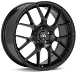 Enkei Raijin 18x8 45mm Offset 5x114.3 Bolt Pattern 72.6 Bore Dia Matte Black Wheel - 467-880-6545BK