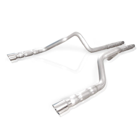 Stainless Works 2011-14 Mustang GT/2011-2012 Shelby GT500 3in Catback Retro Chambered Mufflers - M12CB3HDR