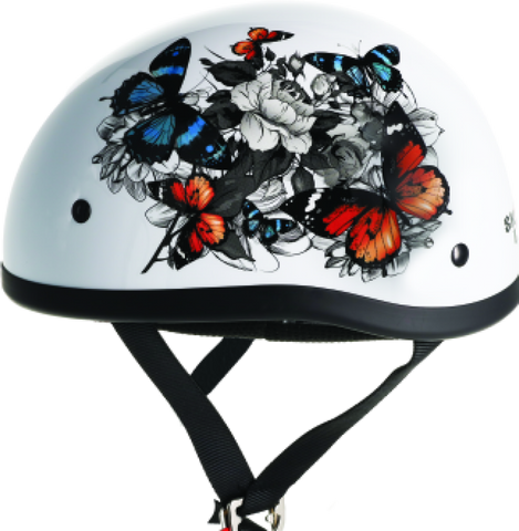 Skid Lids White Rose Original Helmet - 2XL - 649529