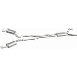 MagnaFlow Cat-Back Stainless Dual Split Rear Exit 4in Polished Tips 11-15 Chevy Camaro 3.6L V6 - 15353