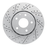 R1 16-25 Mazda 6 Front Left Drilled & Slotted Geo-Carbon Rotor - 830-80076L