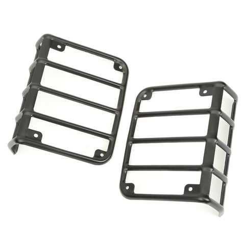 Rugged Ridge 07-18 Jeep Wrangler Textured Black Tail Light Euro Guards - 11226.11