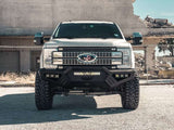 Road Armor 17-20 Ford F-250 SPARTAN Front Bumper Bolt-On Pre-Runner Guard - Tex Blk - 6172XFPRB