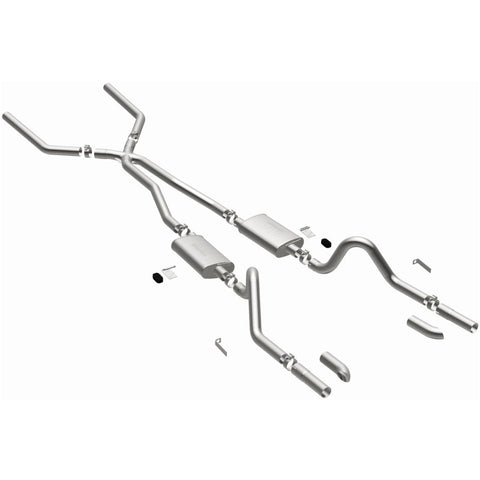 MagnaFlow SYS Cat-Back 67-70 Mustang 2.50inch w/Tru-X - 15816
