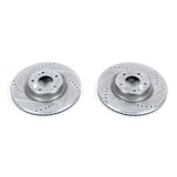 Power Stop 10-16 Hyundai Genesis Coupe Front Evolution Drilled & Slotted Rotors - Pair - JBR1531XPR