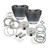 S&S Cycle 99-06 BT Replacement 3-7/8in Bore Cylinder & Piston Kit For S&S 95in Big Bore Kits- Wblack - 910-0204