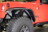 Fishbone Offroad 2018+ Jeep Wrangler JL Front Pair Aluminum - Black Powdercoat Inner Fenders - FB33130F