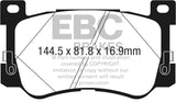 EBC 2017+ Genesis G90 5.0L Greenstuff Front Brake Pads - DP23076