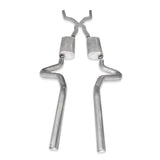 Stainless Works Chevy Chevelle LS1 Hot Rod 1968-72 Exhaust 3in Stainless Turbo Mufflers - CV6872LSD