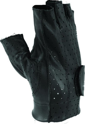 Kuryakyn Leather By River Road Tucson Shorty Gloves Black - Small - 094466